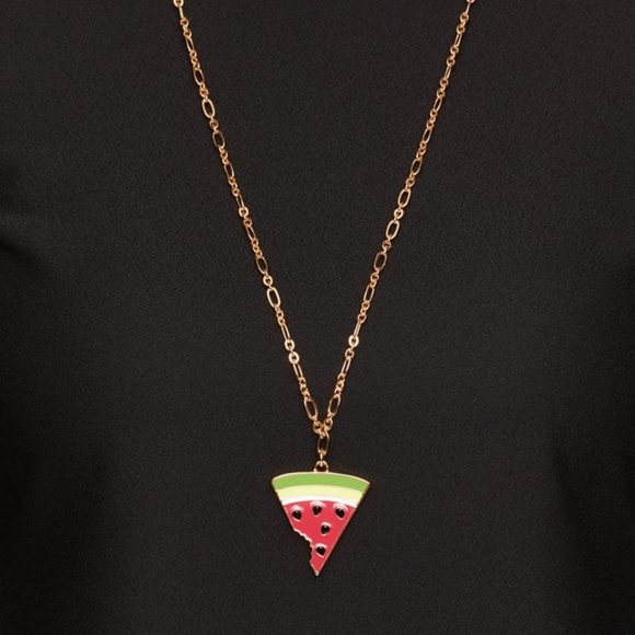NWT Kate Spade Splash Out Watermelon Necklace - Picture 1 of 2